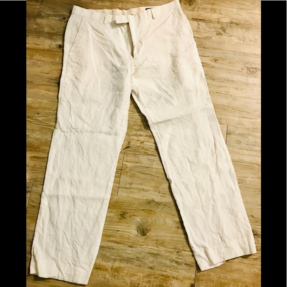 Banana Republic Pants Mens Banana Republic White Linen Pants Poshmark